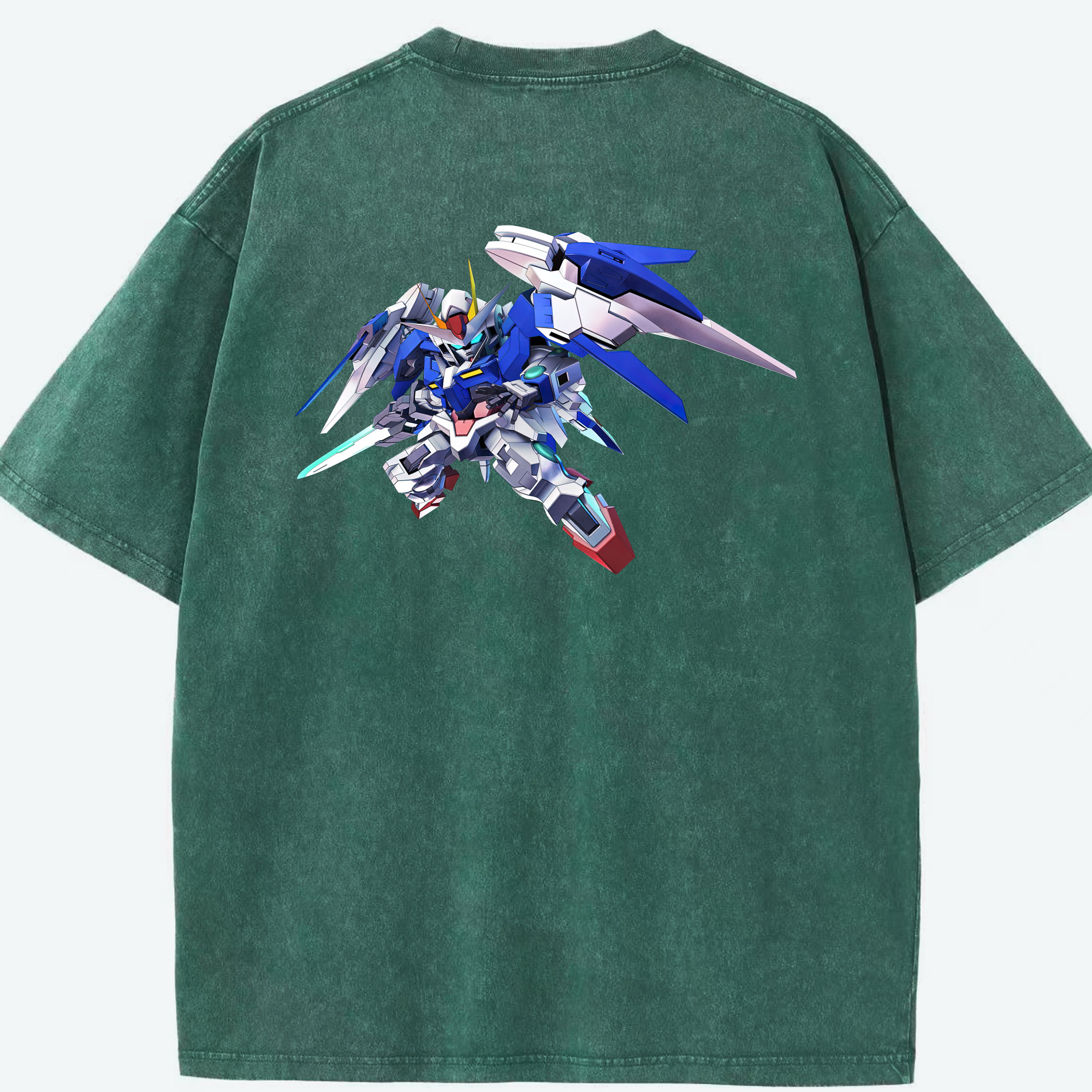 （画像用） 機動戦士ガンダム Mobile Suit Gundam 綿100% ヴィンテージ風 半袖Tシャツ（背面プリント）